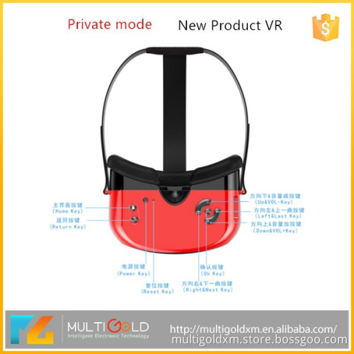 2016 New Product Private mode VR Box Rockchip Quad Core Android 5.1 OS 3D VR Glasses